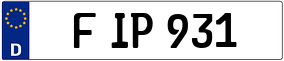 Truck License Plate